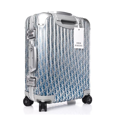 rimowa x dior suitcase|dior x rimowa luggage price.